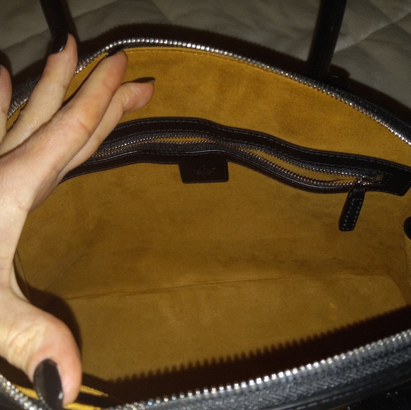 MCM Large Tracy Tote Visetos leather satchel crossbody bag - Picture 9 of 12